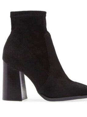 STEVE MADDEN Womens' Black Touchdown Ankle Boots Booties Size 10